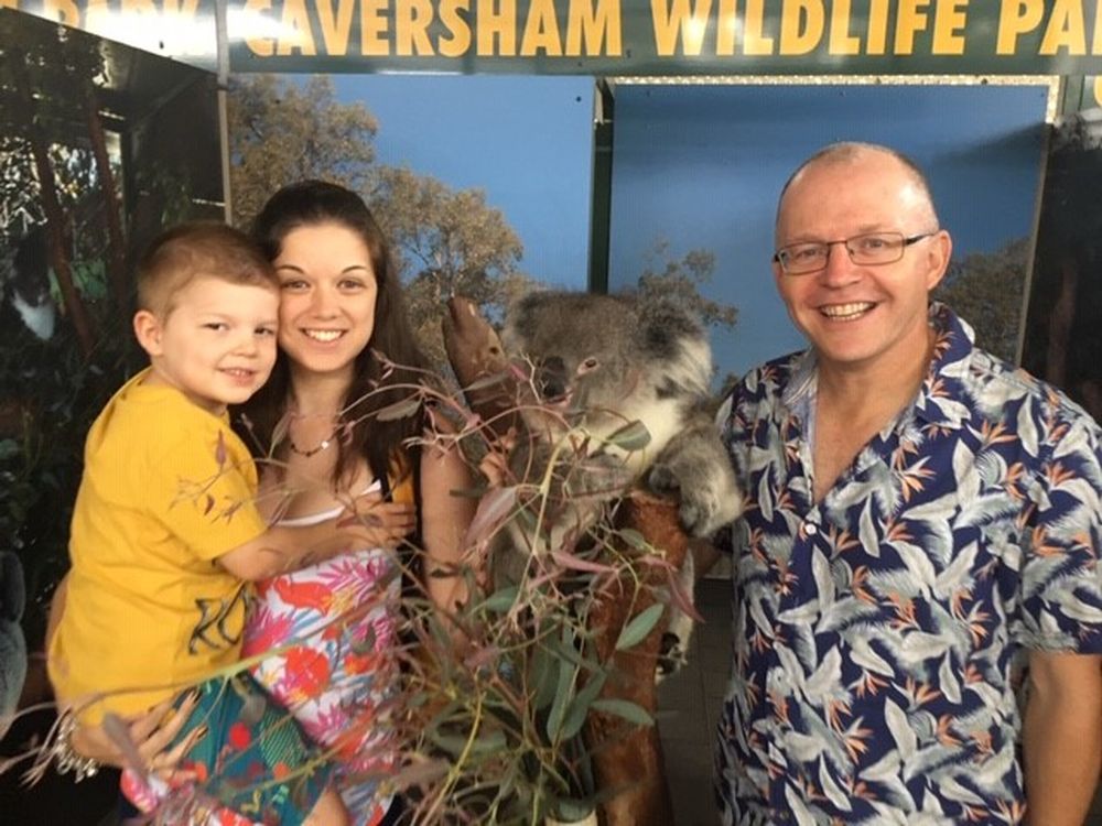 Dad, can we buy a Koala Bear?
